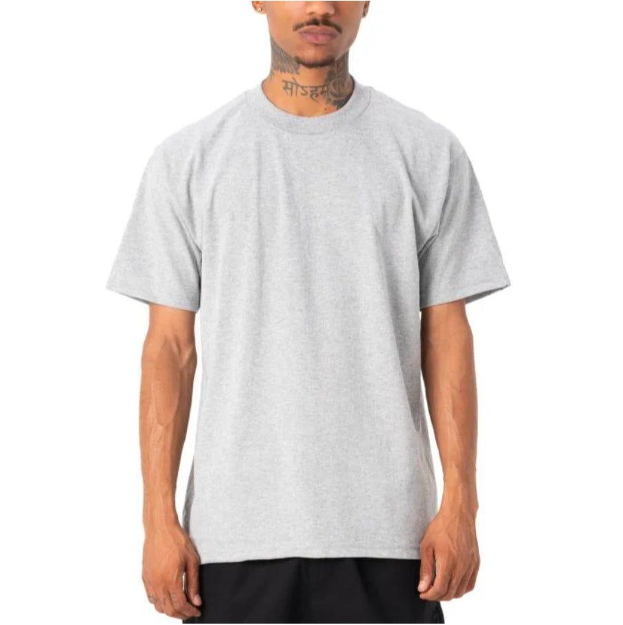 Pro Club Men's Heavyweight Cotton Short Sleeve Crew Neck T-Shirt