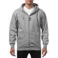 Pro Club Men's Heavyweight Full Zip Fleece Hoodie