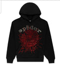 Sp5der OG Rhinestone Logo Hoodie