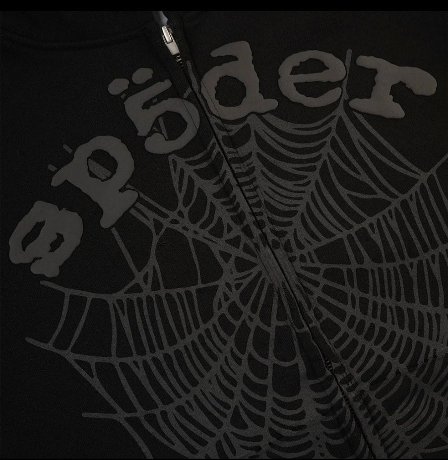 Sp5der Phantom Web Hoodie zip up