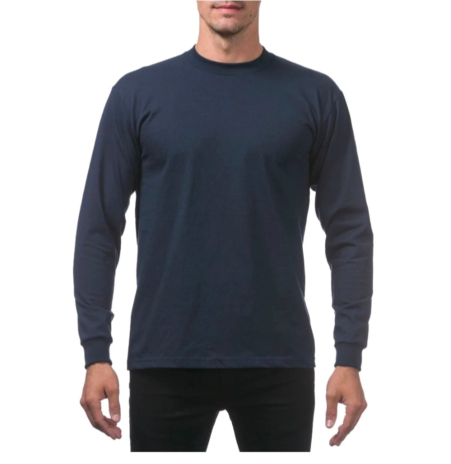 Pro Club Men's Heavyweight Cotton Long Sleeve T-Shirt