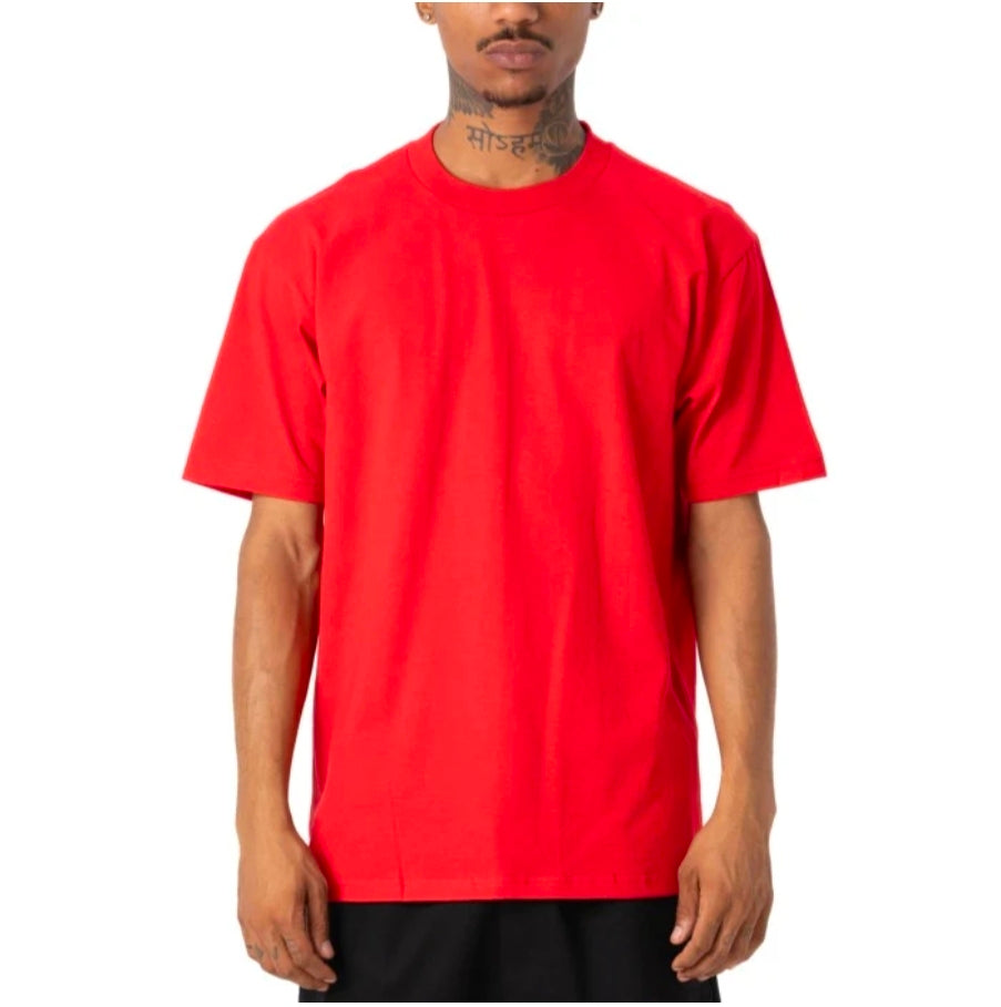 Pro Club Men's Heavyweight Cotton Short Sleeve Crew Neck T-Shirt