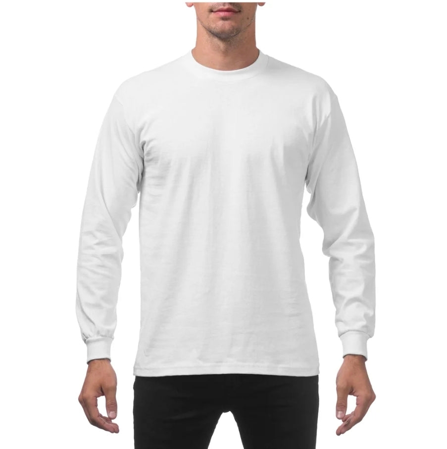 Pro Club Men's Heavyweight Cotton Long Sleeve T-Shirt